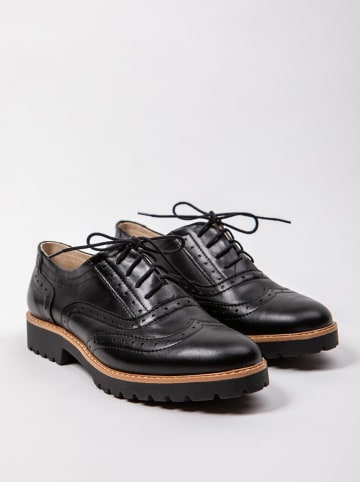 Zapato Leren veterschoenen zwart