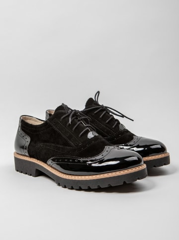 Zapato Leren veterschoenen zwart