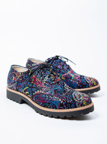 Zapato Skórzane trzewiki w kolorze niebieskim