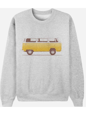 WOOOP Sweatshirt "Combi" in Grau