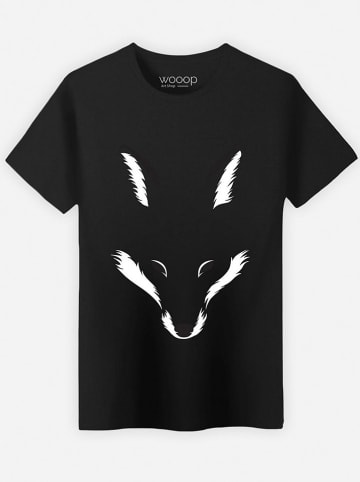 WOOOP Shirt "Foxy Shape" in Schwarz