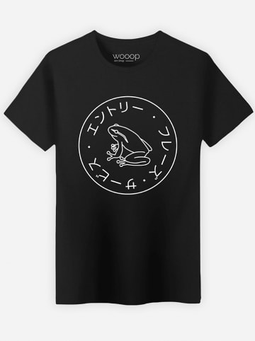 WOOOP Koszulka "Frog Society" w kolorze czarnym