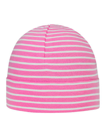 Döll Beanie in Rosa/ Weiß