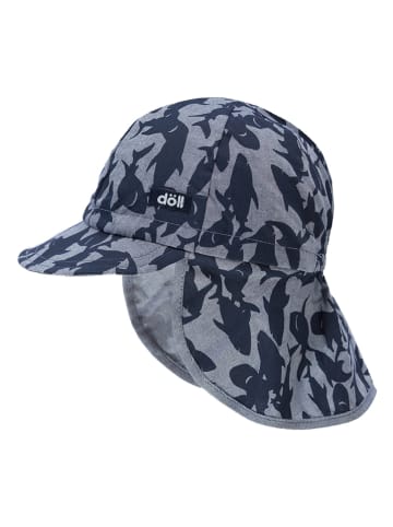 Döll Pet met nekbescherming donkerblauw/grijs