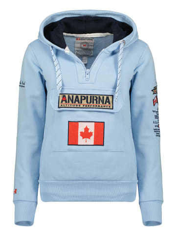 ANAPURNA Bluza "Gymana" w kolorze błękitnym