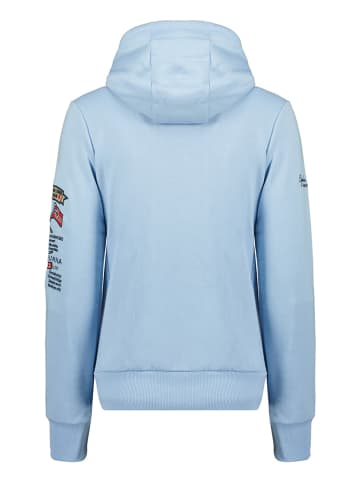 ANAPURNA Hoodie "Gymana" in Hellblau