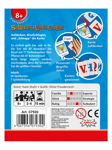 Amigo Kartenspiel "Schnapp, Land, Fluss!" - ab 8 Jahren