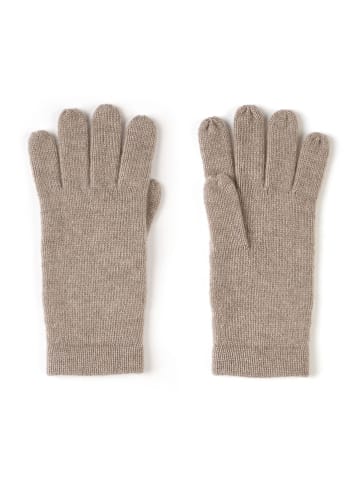 CXL by Christian Lacroix Kaschmir-Fingerhandschuhe in Beige