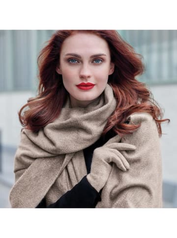 CXL by Christian Lacroix Kaszmirowe rękawiczki w kolorze beżowym