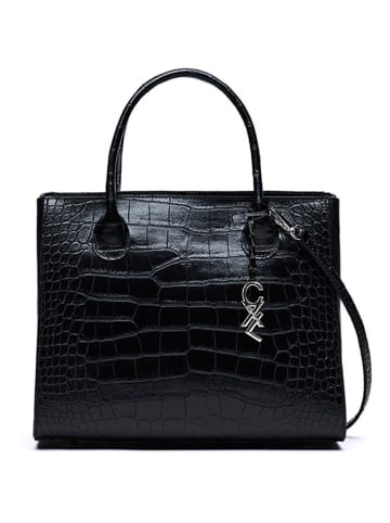 Handtas "Montaigne" zwart - (L)15,5 x (B)15 x (H)26 cm