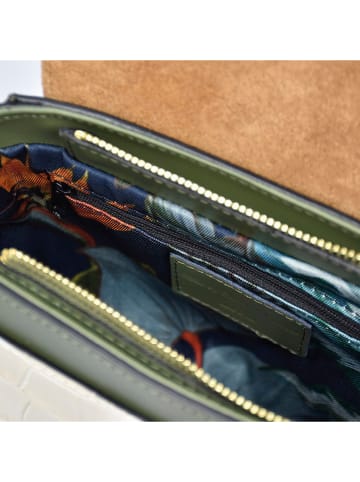 CXL by Christian Lacroix Leren handtas "Haussmann" beige/lichtbruin - (B)23 x (H)20 x (D)11 cm