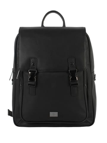 CXL by Christian Lacroix Skórzany plecak "Logan" w kolorze czarnym - (D)40 x (S)32 x (W)11 cm