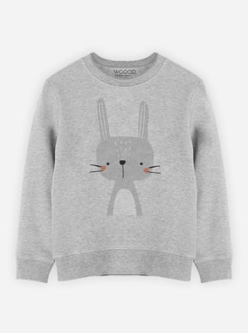 Sweatshirt "Pompon" in Grau