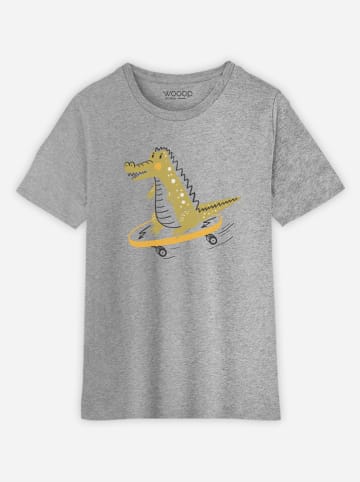 WOOOP Shirt "Croco Skate" grijs
