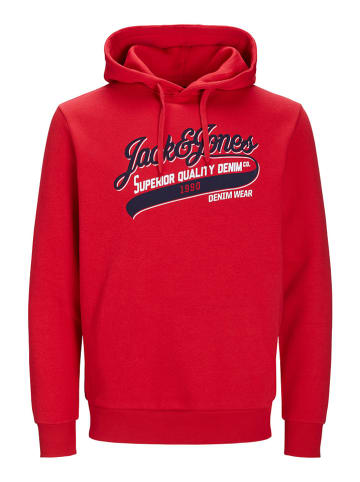 Jack & Jones Hoodie "Logo" in Rot