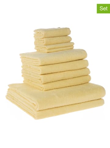 avance 10-delige handdoekenset geel