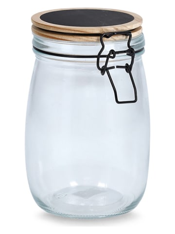 Zeller Vorratsglas in Schwarz - 1 l