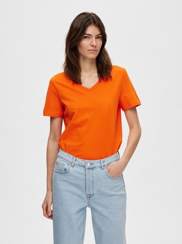 SELECTED FEMME Shirt "Essential" in Orange