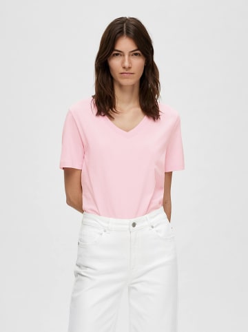 SELECTED FEMME Shirt "Essential" in Rosa
