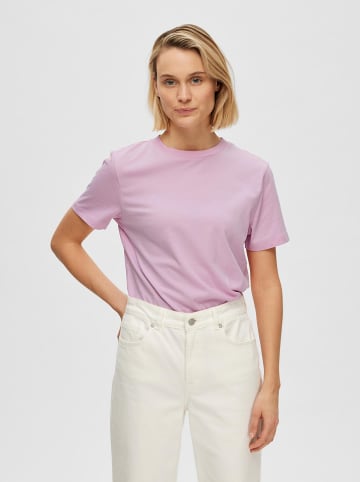 SELECTED FEMME Koszulka "My Essential" w kolorze fioletowym