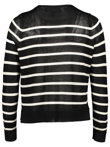 Vero Moda Pullover "Nova" in Creme/ Schwarz