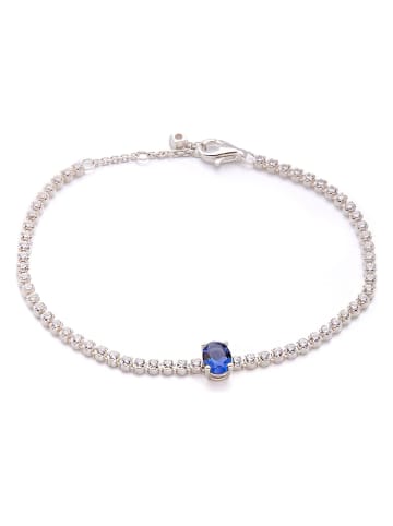 Pandora Silber-Armkette mit Kristallen