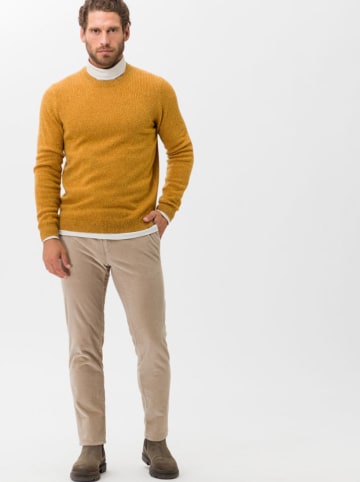 BRAX Wełniany sweter "Rick" w kolorze pomarańczowym