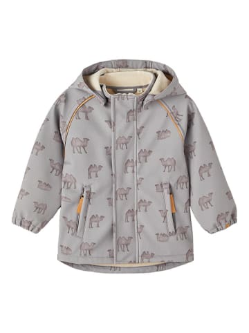 Lil Atelier Sofftshelljacke "Laalfa" in Grau