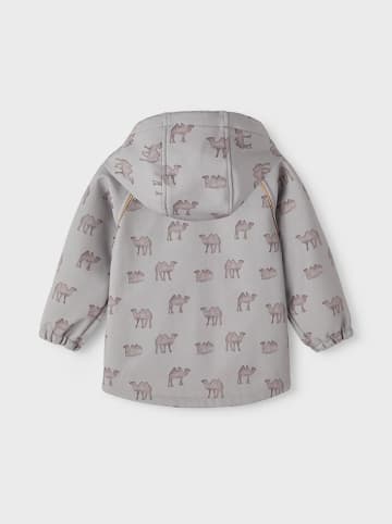 Lil Atelier Sofftshelljacke "Laalfa" in Grau