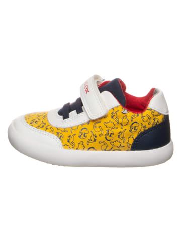 Geox Sneakersy w kolorze biało-żółtym