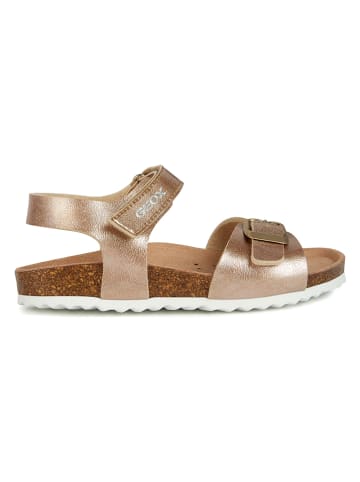 Geox Sandalen "Adriel" goudkleurig