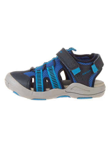 Geox Halbsandalen "Kyle" in Blau/ Dunkelblau