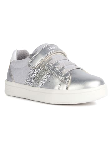 Geox Sneakersy "Djrock" w kolorze srebrnym
