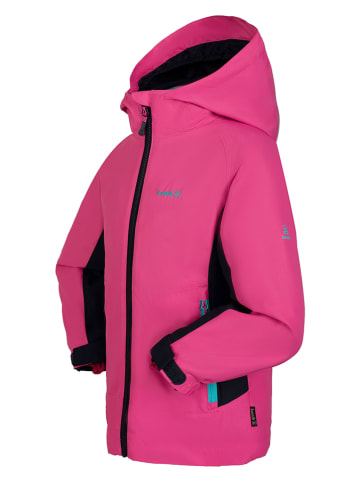 Kamik 3in1-Regenjacke "Aubrey" in Rosa/ Türkis