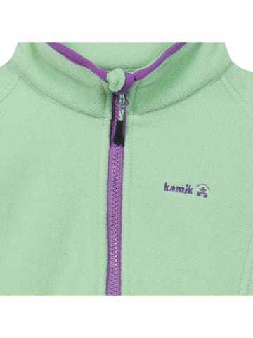 Kamik Fleece vest "Linnea" mintgroen