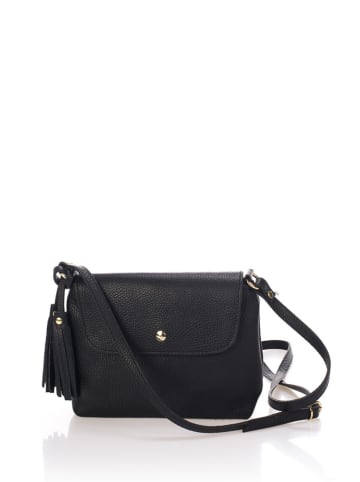 Giulia Massari Skórzana torba w kolorze czarnym - (S)24 x (W)17 x (G)6 cm