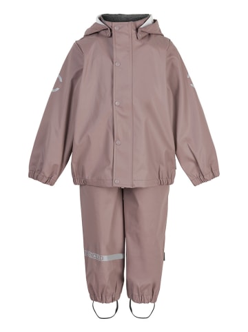 mikk-line 2-delige regenoutfit lichtroze
