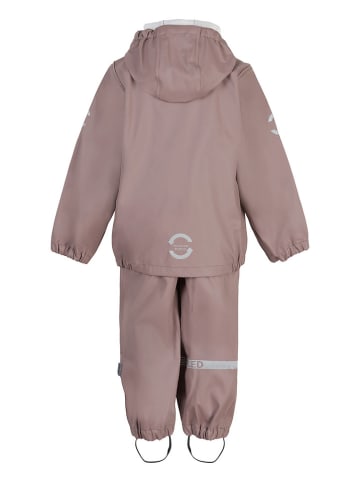 mikk-line 2-częściowy zestaw przeciwdeszczowy w kolorze jasnoróżowym