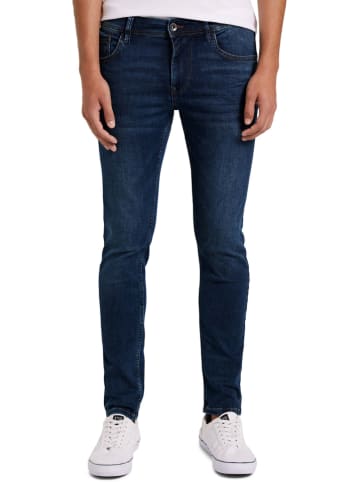 TOM TAILOR Denim Spijkerbroek - skinny fit - donkerblauw