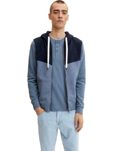 Tom Tailor Sweatjacke in Blau