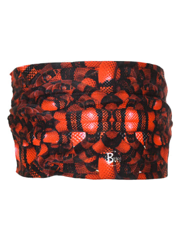 Buff Colsjaal "Snake Motif" rood/zwart - (L)25 x (B)11 cm