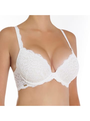 NIKOL DJUMON Biustonosz push-up "Cotton Ella" w kolorze białym