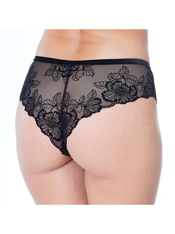 NIKOL DJUMON Slip "Velvet Flora" in Schwarz