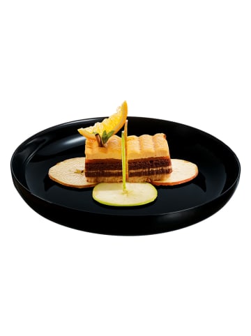 Luminarc Talerz obiadowy "Friend's Time" w kolorze czarnym - Ø 25 cm