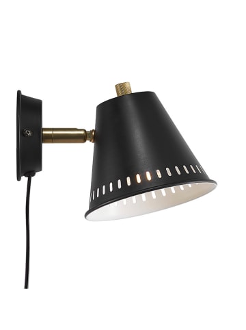 Nordlux Lampa ścienna "Pine" w kolorze czarnym - 13,3 x 19,5 cm
