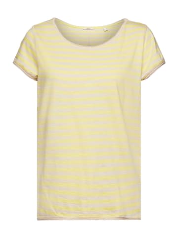 ESPRIT Shirt in Gelb/ Creme