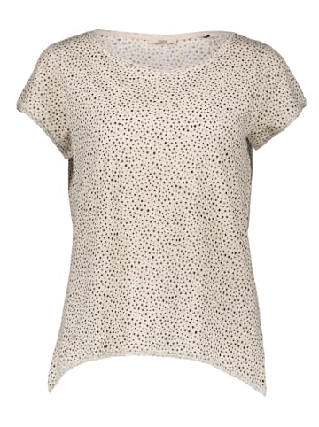 ESPRIT Koszulka w kolorze biało-beżowym