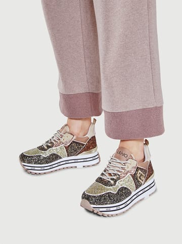 Liu Jo Sneakers in Gold/ Bunt