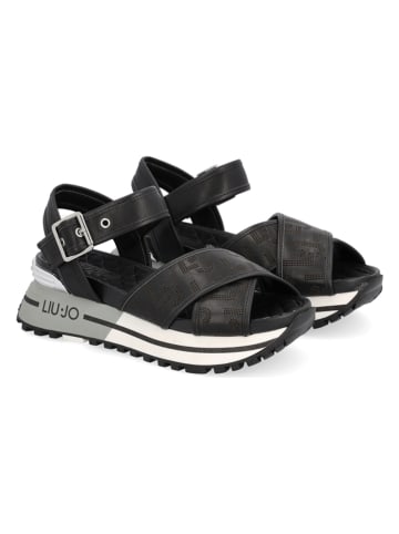 Liu Jo Leren sandalen zwart