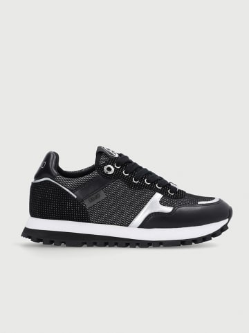 Liu Jo Sneakersy w kolorze czarno-srebrnym